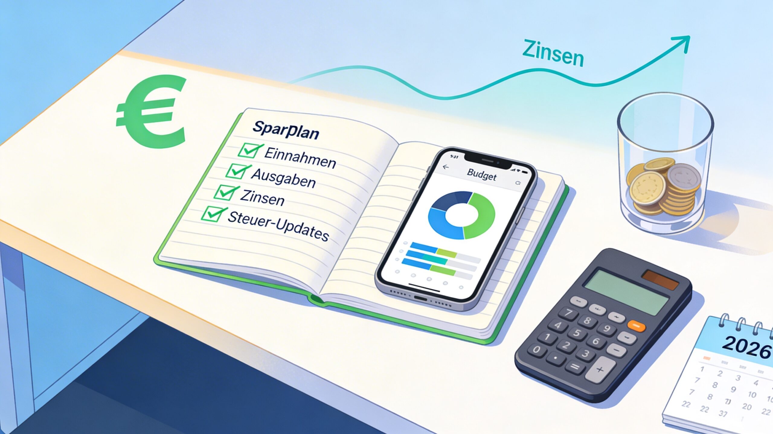 Mehr über den Artikel erfahren Mehr Netto, aber Zinsen bleiben ein Thema – so nutzt du die neuen Regeln für deinen Sparplan